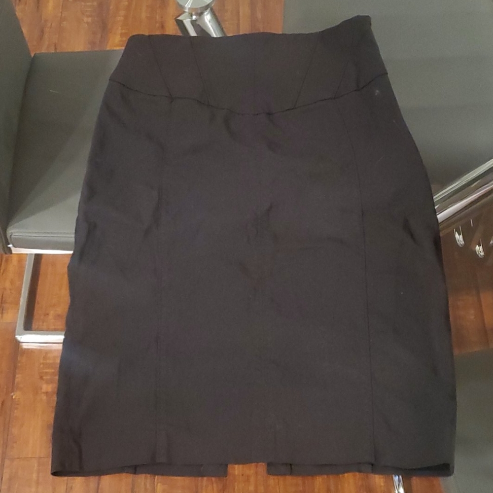 Black pencil skirt